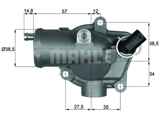Thermostat, coolant (TI 28 92)