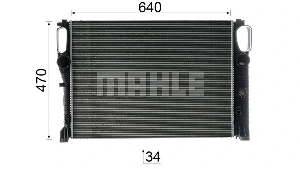 Radiator, engine cooling