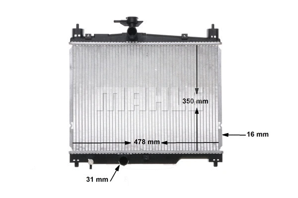 Radiator, engine cooling