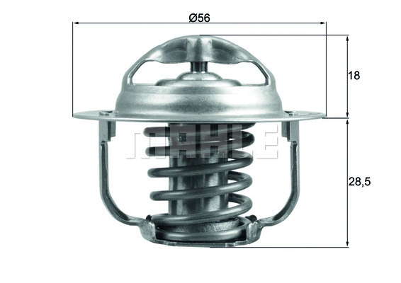 Thermostat, coolant (TX 201 86D)