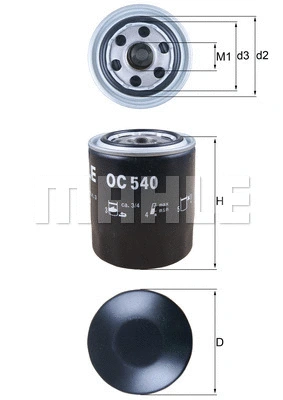 Oil Filter (OC 540)