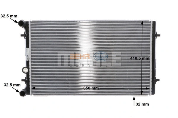 Radiator, engine cooling