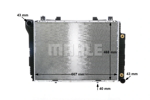 Radiator, engine cooling