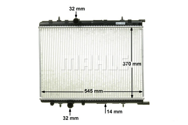 Radiator, engine cooling
