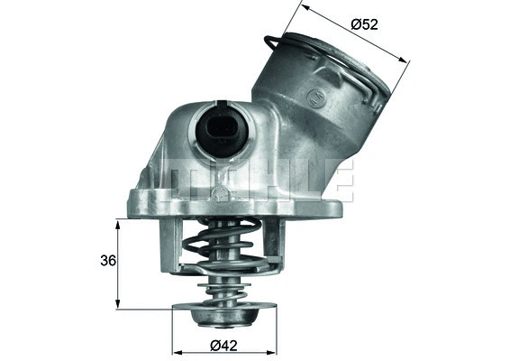 Thermostat, coolant (TM 29 100D)