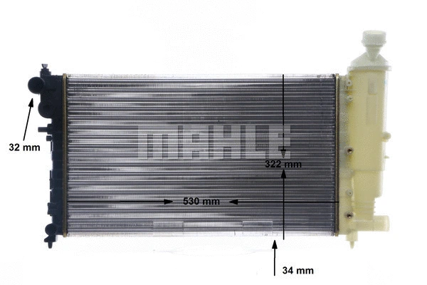 Radiator, engine cooling