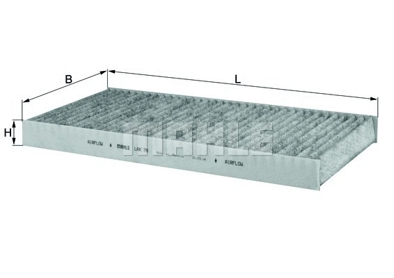 Filter, cabin air (LAK 78)