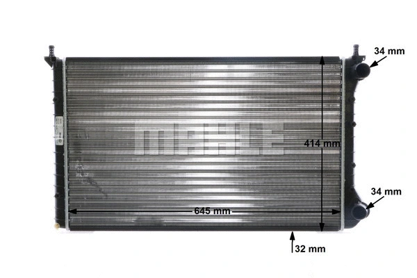 Radiator, engine cooling