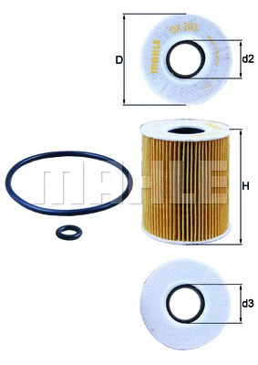 Oil Filter (OX 203D)