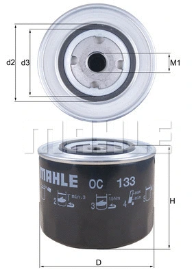 Oil Filter (OC 133)