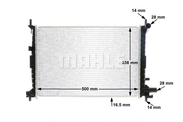 Radiator, engine cooling