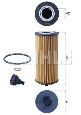 Oil Filter (OX 1238D)