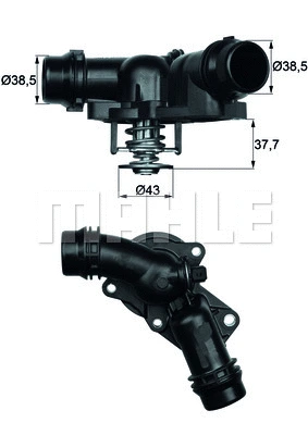 Thermostat, coolant (TM 13 97)