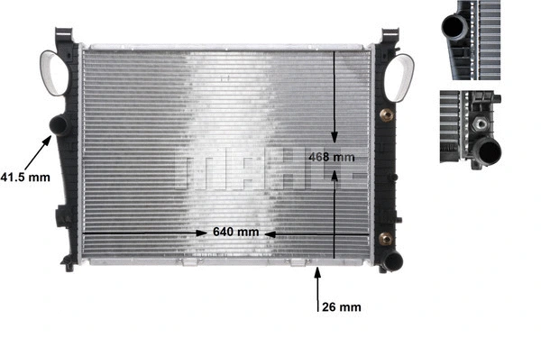 Radiator, engine cooling