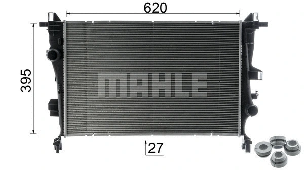 Radiator, engine cooling