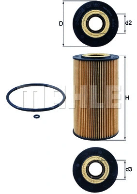 Oil Filter (OX 169D)