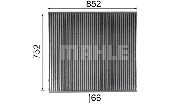 Radiator Core, charge air cooler