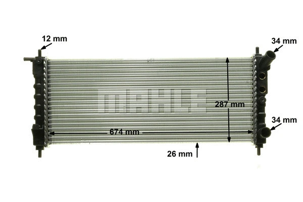 Radiator, engine cooling