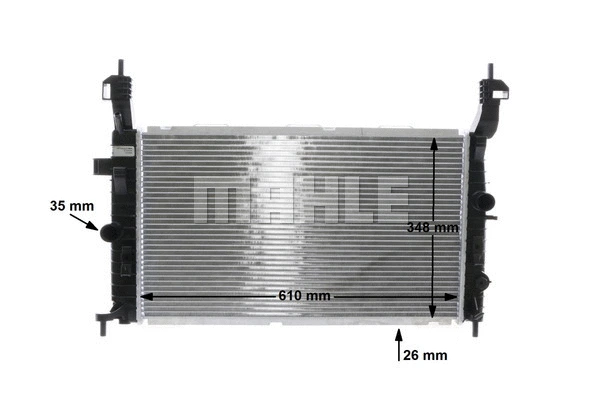 Radiator, engine cooling