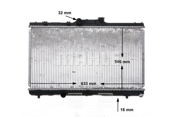 Radiator, engine cooling