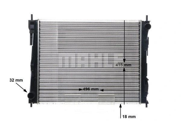 Radiator, engine cooling