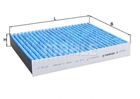 Filter, cabin air (LAO 472)