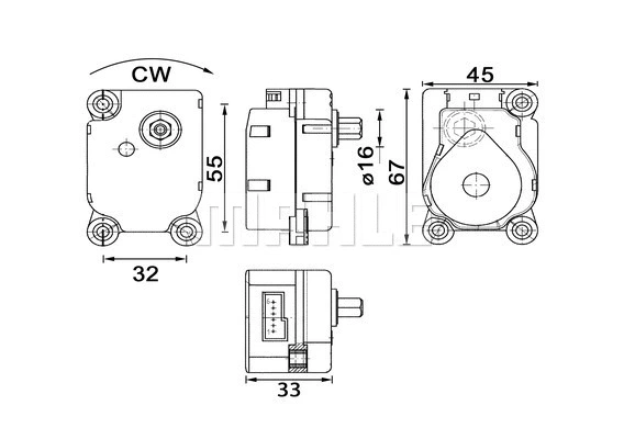 Actuator, blending flap
