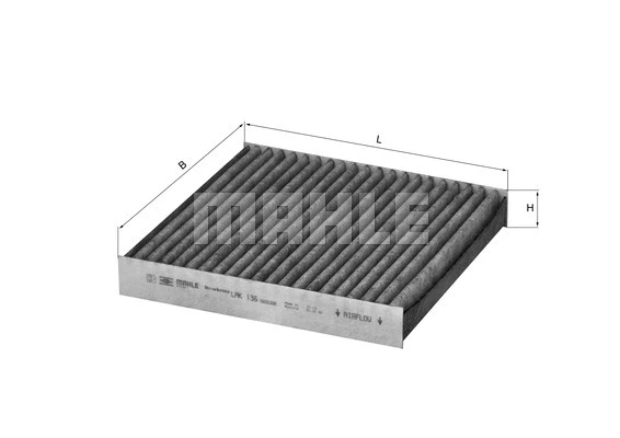 Filter, cabin air (LAK 136)