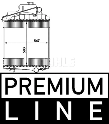 Radiator, engine cooling