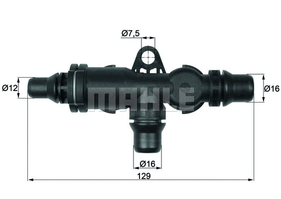 Thermostat, oil cooling (TO 4 82)