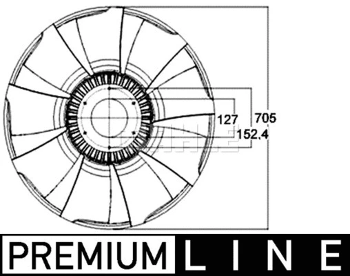 Fan Wheel, engine cooling
