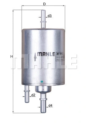 Fuel Filter (KL 571)