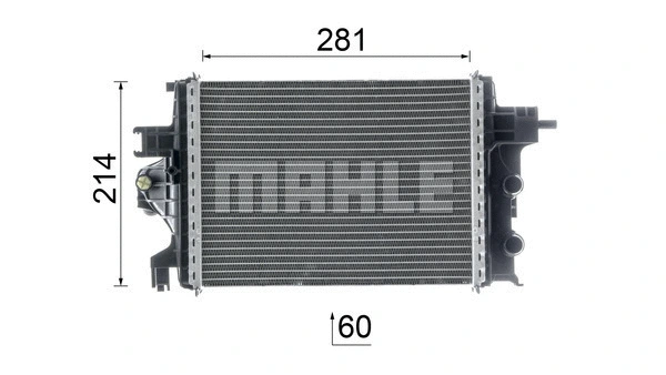 Radiator, engine cooling