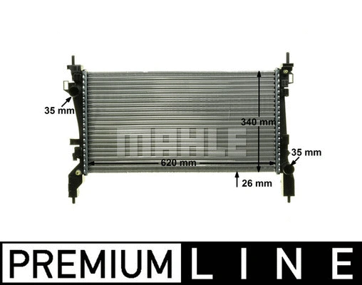 Radiator, engine cooling