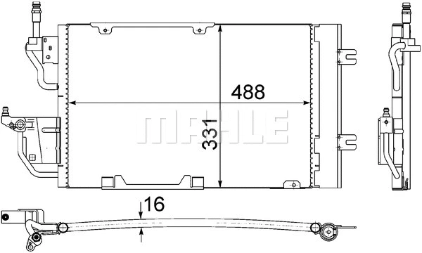 Condenser, air conditioning
