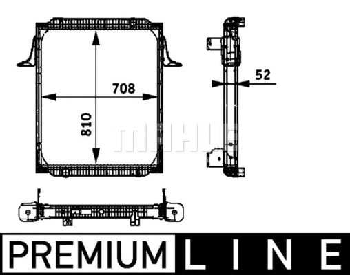 Radiator, engine cooling