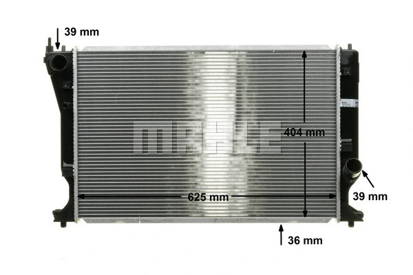Radiator, engine cooling