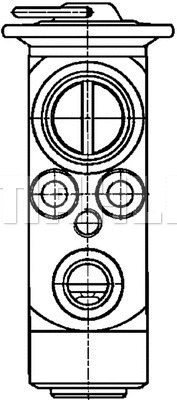 Expansion Valve, air conditioning (AVE 57 000P)