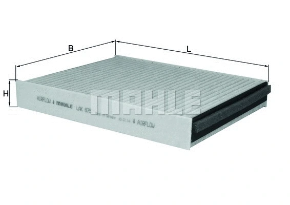 Filter, cabin air (LAK 875)