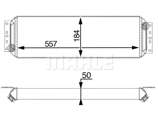 Oil Cooler, automatic transmission (CLC 170 000S)