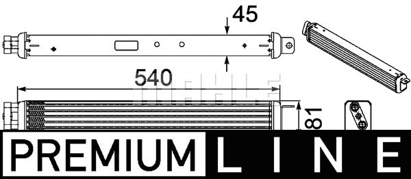 Oil Cooler, engine oil