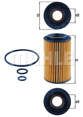 Oil Filter (OX 153/7D2)