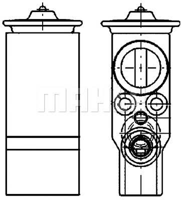 Expansion Valve, air conditioning (AVE 73 000P)