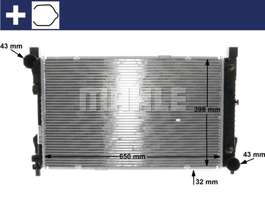 Radiator, engine cooling