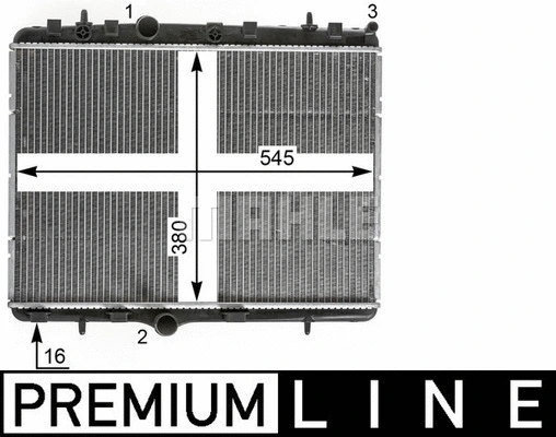 Radiator, engine cooling