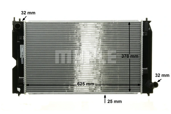 Radiator, engine cooling