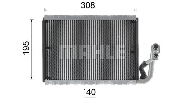 Evaporator, air conditioning