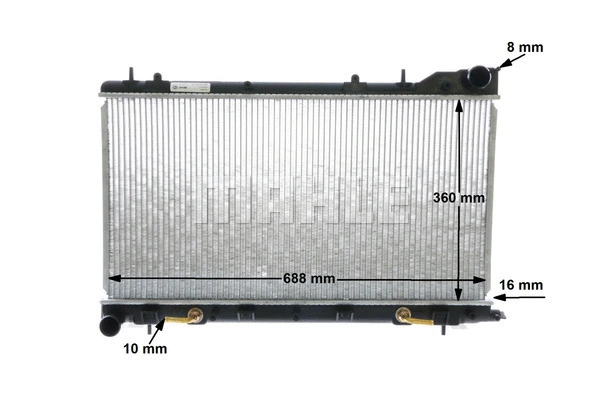 Radiator, engine cooling