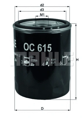 Oil Filter (OC 615)