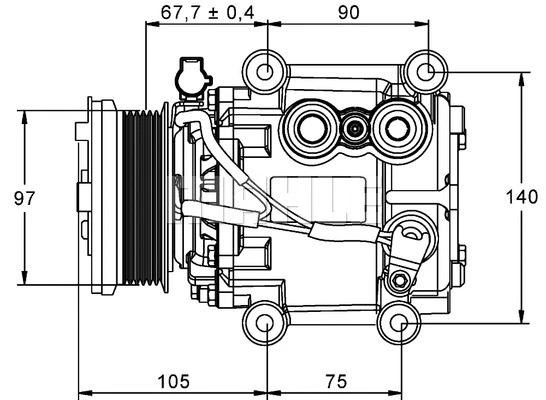 Compressor, air conditioning